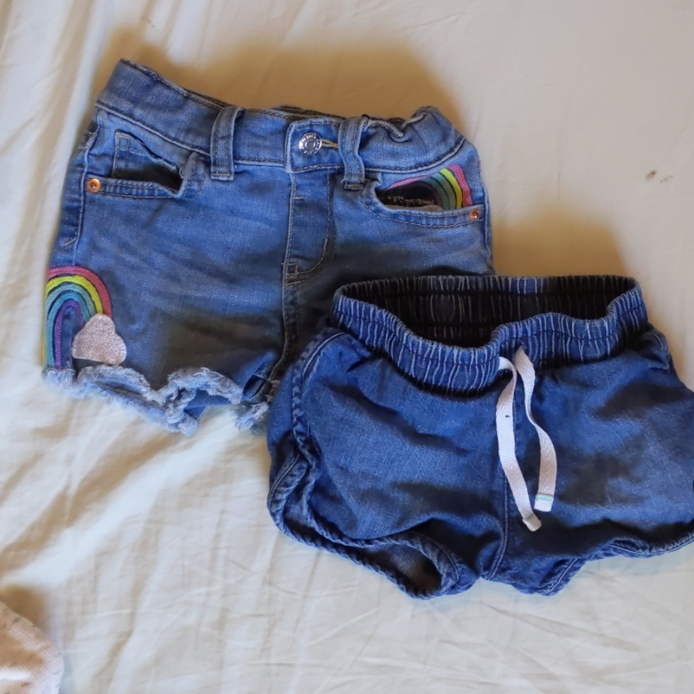 2 pack Toddler jean shorts